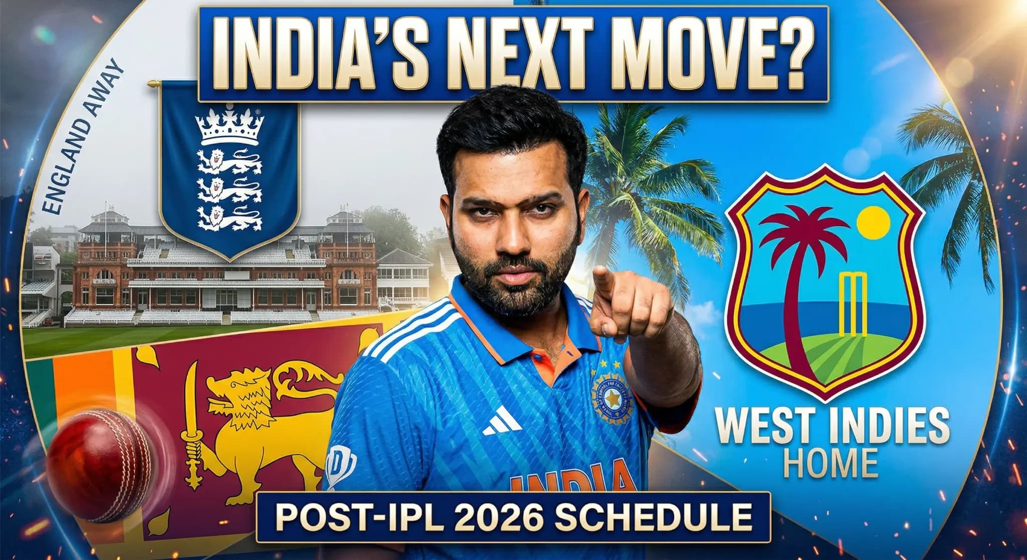 India Cricket Schedule 2026: Full List of Series After IPL