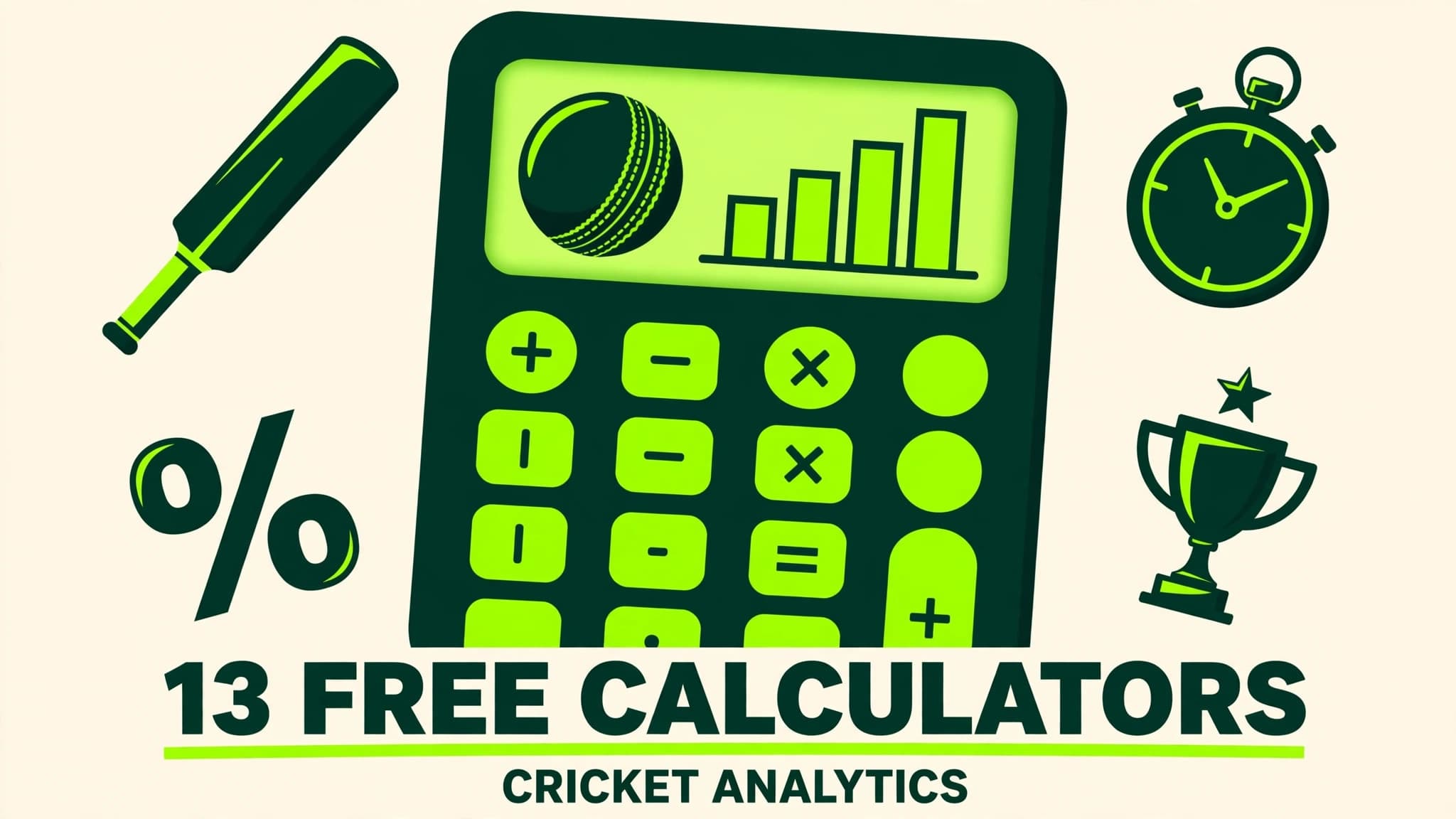 13 Free Cricket Calculators Every Fan Needs: NRR, DLS, Strike Rate & More