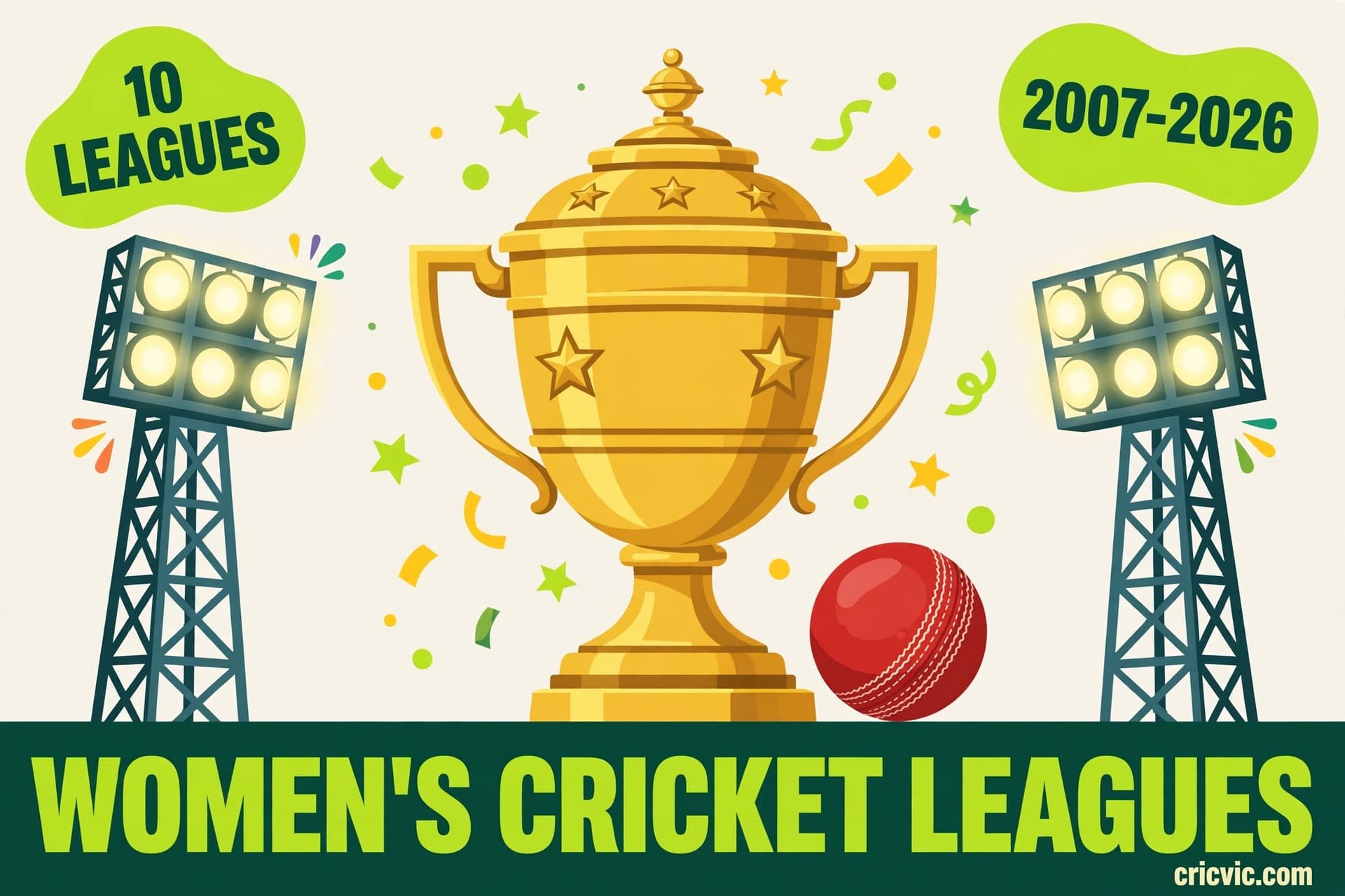 History Of Women's Cricket Leagues (2007–2026)
